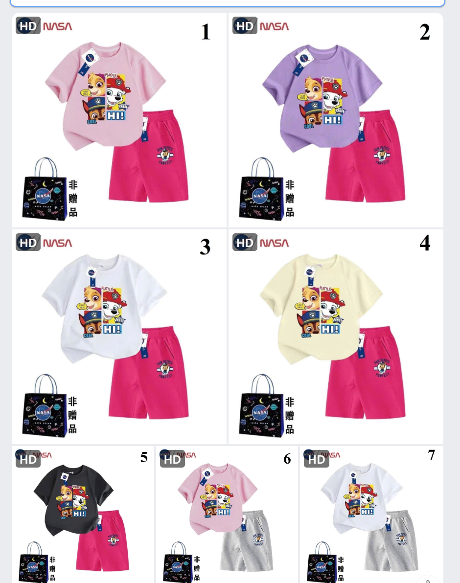 Bộ đồ cute cho bé hãng NASA -61945 - Chốt hàng: trước 24h ngày 22/5