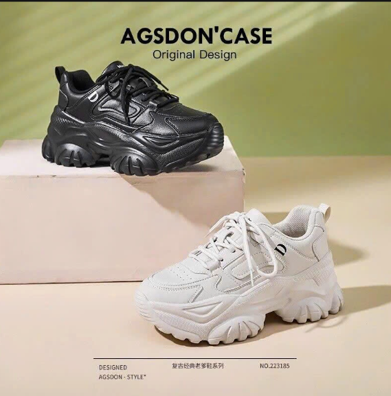 Giầy sneaker nữ Agsdon -70428 (Chốt hàng: trước 24h ngày 16/01)