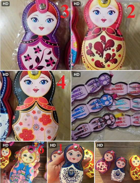 Bộ bấm móng tay búp bê Nga – 70438 (Chốt hàng: trước 24h ngày 16/01)