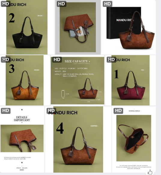 Tote bag Mandu Rich – 70458(Chốt hàng: trước 24h ngày 17/01)