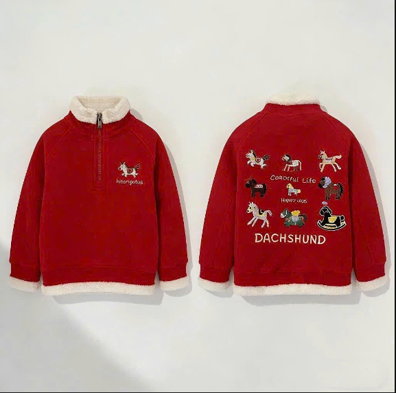 Áo dài tay trẻ em lót lông – 70461(Chốt hàng: trước 24h ngày 17/01)