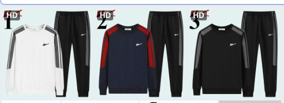 Bộ nỉ dài tay nam Warrior – 70462(Chốt hàng: trước 24h ngày 17/01)