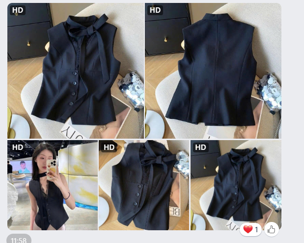 Áo ghile Korea- 67001(Chốt hàng: trước 24h ngày 07/10)