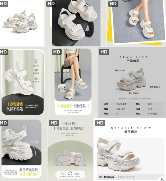 Sandal thể thao đế cao cho nữ-67257(Chốt đơn: trước 24h ngày 15/10)
