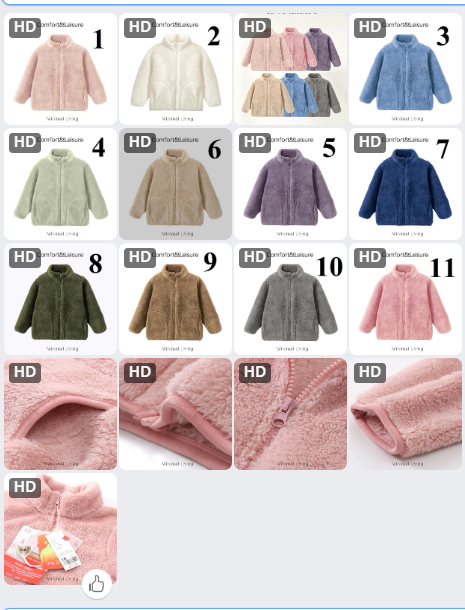 Áo khoác lông hãng Mamdad&kid-67279(Chốt đơn: trước 24h ngày 16/10)