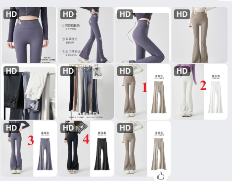Quần tập ống loe-67311(Chốt đơn: trước 24h ngày 17/10)
