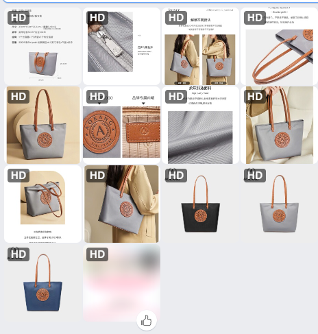 Tote bag Aokang – 67342(Chốt đơn: trước 24h ngày 17/10)