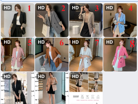 Áo blazer mix tay kẻ nữ-67369(Chốt đơn: trước 24h ngày 18/10)