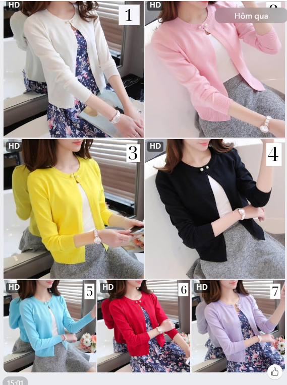 Áo khoác len mỏng – 67372(Chốt đơn: trước 24h ngày 18/10)