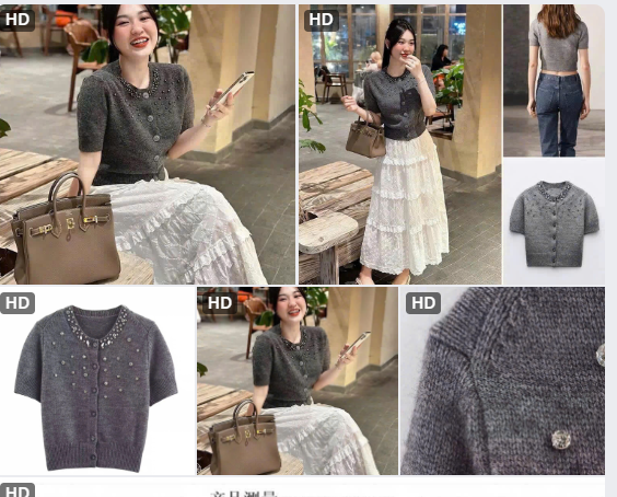 Áo len xám Kaslead -67382 (Chốt đơn: trước 24h ngày 18/10)