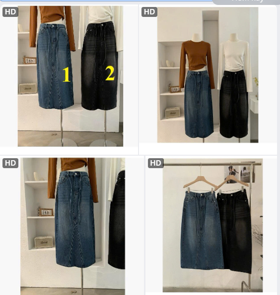 Chân váy jeans Korea-67413(Chốt đơn: trước 24h ngày 20/10)
