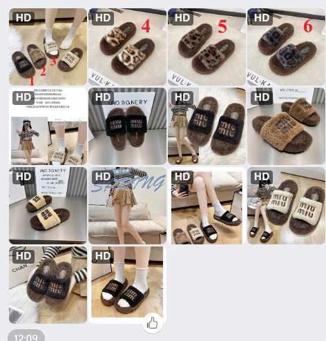 Dép lông đi trong nhà - 67417(Chốt đơn: trước 24h ngày 20/10)
