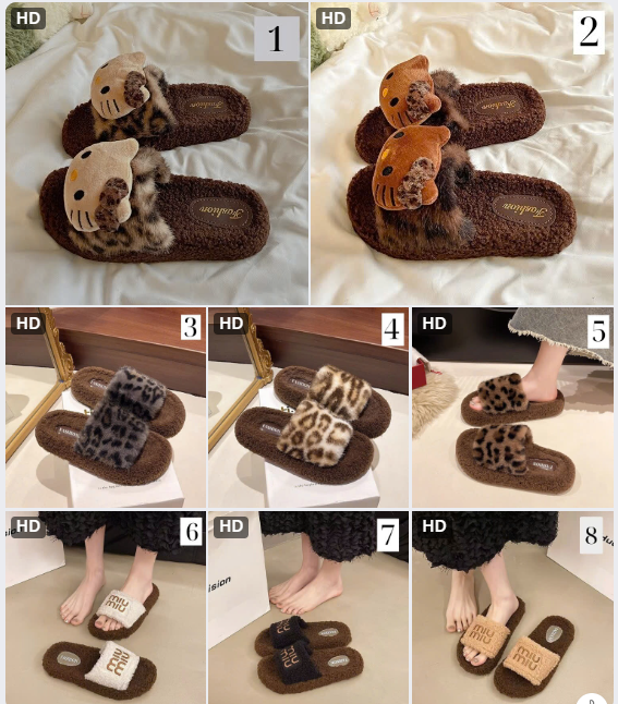 Dép bông Kitty nữ – 67445(Chốt đơn: trước 24h ngày 20/10)