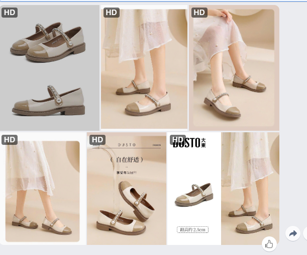 Giày Mary Jane Dusto nữ – 67475(Chốt đơn: trước 24h ngày 21/10)