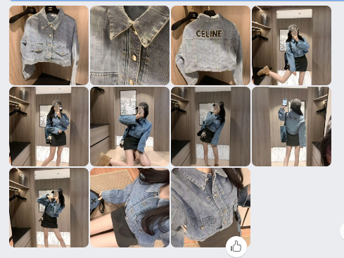 Áo khoác jeans Clineee cho nữ - 68018(Chốt hàng: trước 24h ngày 07/11)