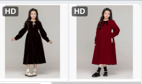 Đầm nhung cho BG - 68619(Chốt hàng: trước 24h ngày 25/11)