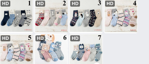 Set 5 đôi tất nữ cute - 68624 (Chốt hàng: trước 24h ngày 26/11)