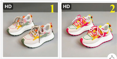 Giầy TT nữ sắc màu -68634(Chốt hàng: trước 24h ngày 26/11)