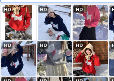 Áo len cún cho nữ-68736(Chốt hàng: trước 24h ngày 29/11)