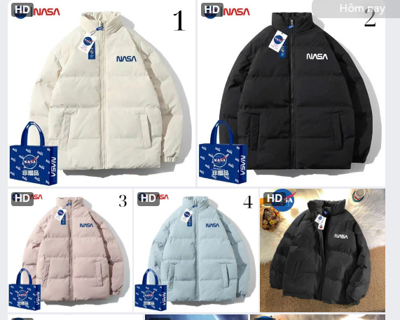 Áo phao nữ hãng Nasa – 68746(Chốt hàng: trước 24h ngày 30/11)