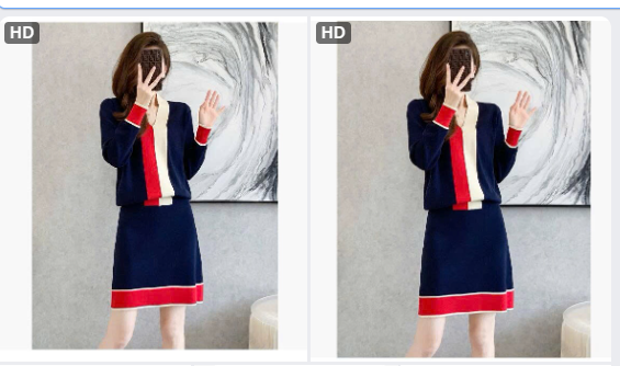 Set váy len kẻ nữ QCCC- 68778(Chốt hàng: trước 24h ngày 30/11)