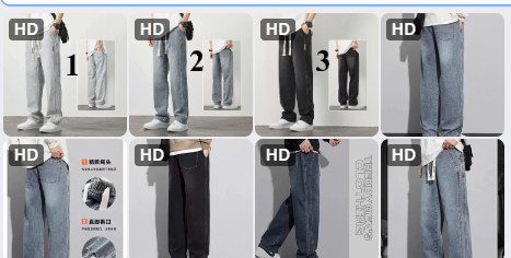 Quần jeans nam ống rộng -68800 (Chốt hàng: trước 24h ngày 1/12)