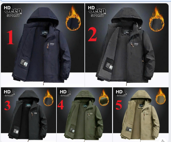 Áo khoác lót lông Jeep -68809(Chốt hàng: trước 24h ngày 1/12)
