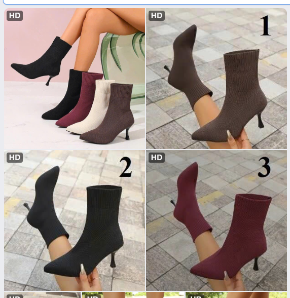 Bốt nữ mũi nhọn –68808(Chốt hàng: trước 24h ngày 1/12)