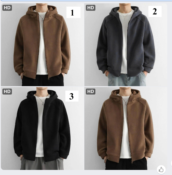 Áo nỉ nam  – 68823(Chốt hàng: trước 24h ngày 1/12)