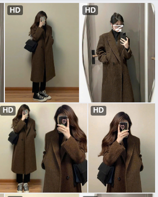 Áo khoác dạ dáng dài nữ – 68825(Chốt hàng: trước 24h ngày 2/12)