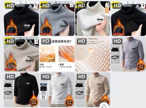 Áo len cổ cao nam Jeep Spirit – 68839(Chốt hàng: trước 24h ngày 2/12)