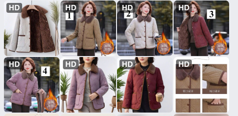 Áo khoác trung niên lót lông- 68844(Chốt hàng: trước 24h ngày 2/12)