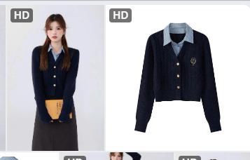 Áo len cổ somi - 68845(Chốt hàng: trước 24h ngày 2/12)