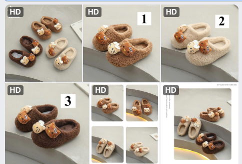 Dép lông đi trong nhà cho bé - 68846(Chốt hàng: trước 24h ngày 2/12)