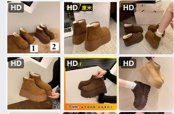 Boot bánh mỳ -68869(Chốt hàng: trước 24h ngày 3/12)