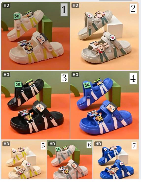 Dép nhựa cho bé – 69129(Chốt hàng: trước 24h ngày 13/12)