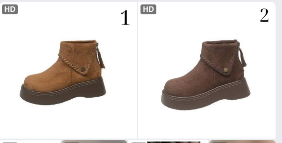 Boot cổ thấp vintage – 69189(Chốt hàng: trước 24h ngày 13/12)