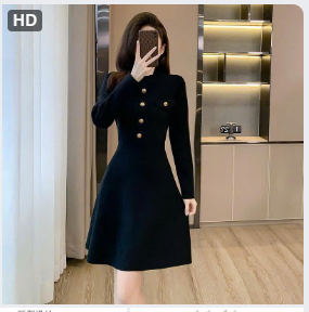 Váy len thiết kế new – 69192(Chốt hàng: trước 24h ngày 13/12)