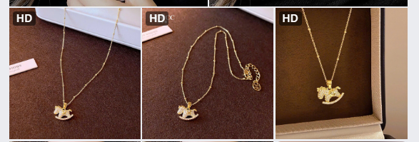 Dây chuyền ngựa Golicc-69194 (Chốt hàng: trước 24h ngày 13/12)