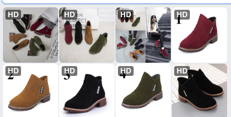 Boot cổ ngắn da lộn cho nữ-69101 (Chốt hàng: trước 24h ngày 12/12)