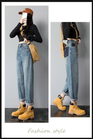 Quần jeans cạp cao  nữ -69200(Chốt hàng: trước 24h ngày 14/12)