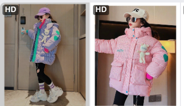 Áo phao dày dặn cho bé gái – 69204(Chốt hàng: trước 24h ngày 14/12)