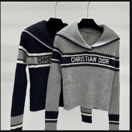 Áo len dệt kim cổ thủy thủ C.h.r.i.s.t.i.a.n D.i.o.r – 69206(Chốt hàng: trước 24h ngày 14/12)