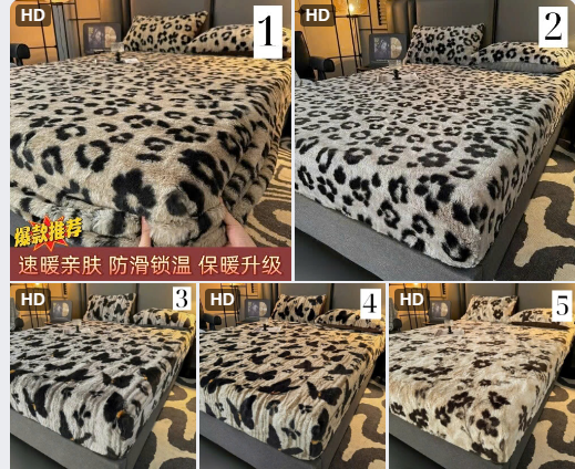 Bộ 3 chi tiết ga bọc đệm lông thỏ – 69208 (Chốt hàng: trước 24h ngày 14/12)