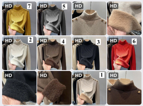 Áo len lót lông cho nữ- 69220 (Chốt hàng: trước 24h ngày 14/12)