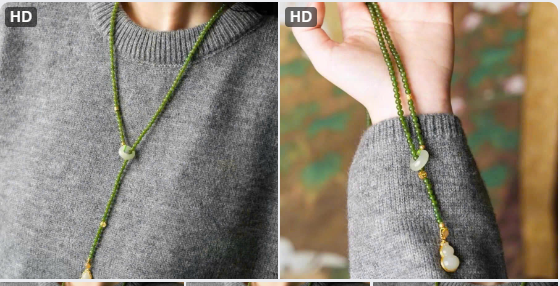 Dây chuyền mix hồ lô - 69225(Chốt hàng: trước 24h ngày 14/12)