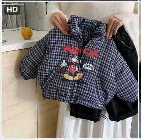 Áo khoác kẻ caro cho bé trai và bé gái – 69234(Chốt hàng: trước 24h ngày 14/12)