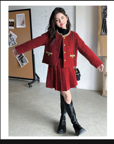 Set dạ đỏ cho BG - 69240(Chốt hàng: trước 24h ngày 14/12)