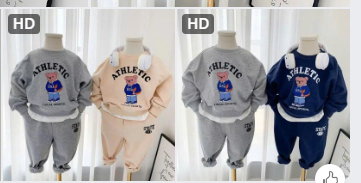 Bộ áo nỉ và quần dài cho bé – 69242(Chốt hàng: trước 24h ngày 15/12)