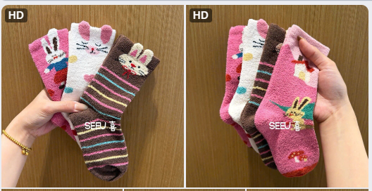 Set 8 đôi tất cute cho bé gái – 69243(Chốt hàng: trước 24h ngày 15/12)